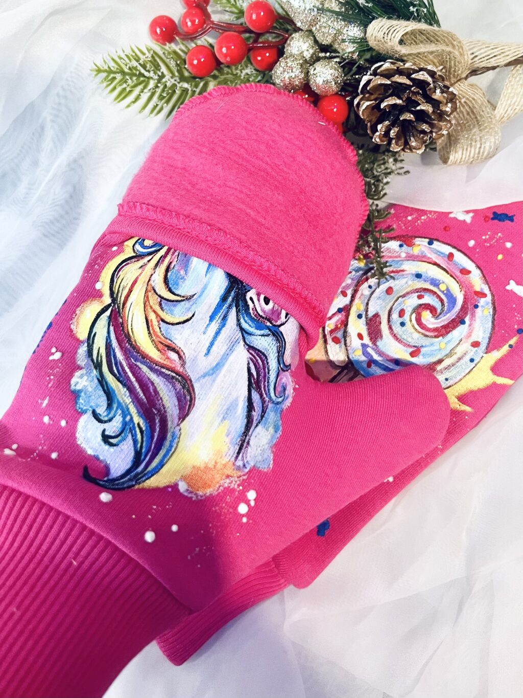 Варежки «Единорог»