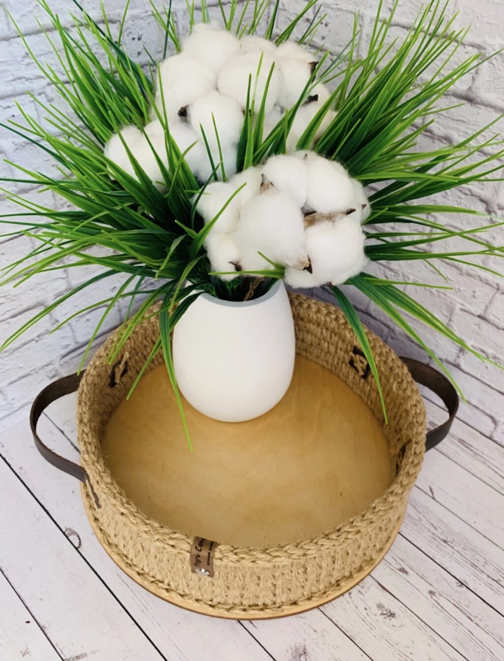 поднос- корзина из джута