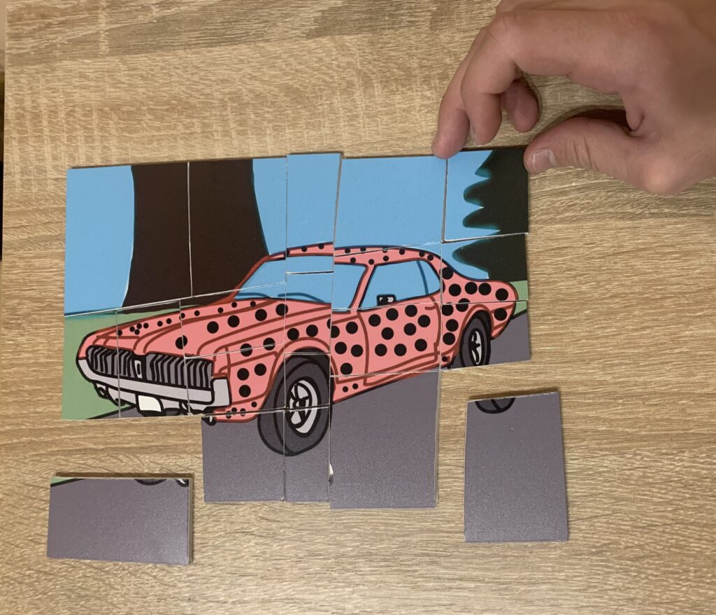 Мозаика с автомобилем Mercury Cougar Gen-1