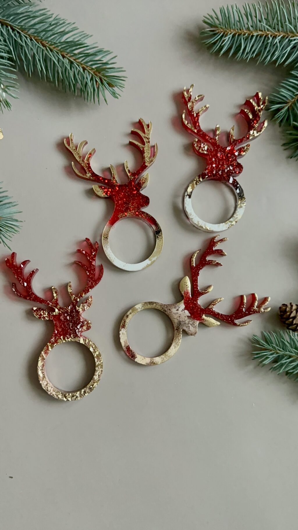 Набор для сервировки стола «Снежный» (декор для Нового года)