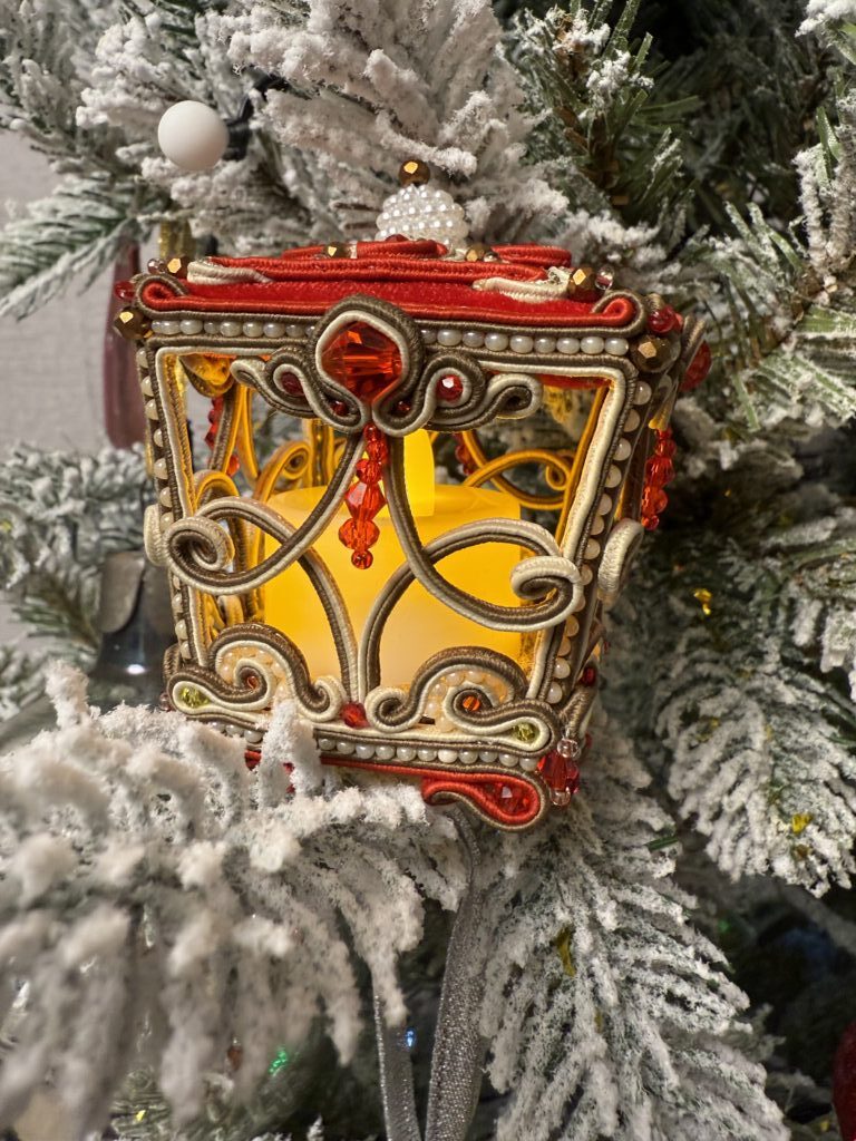 Новогодний фонарик со светом