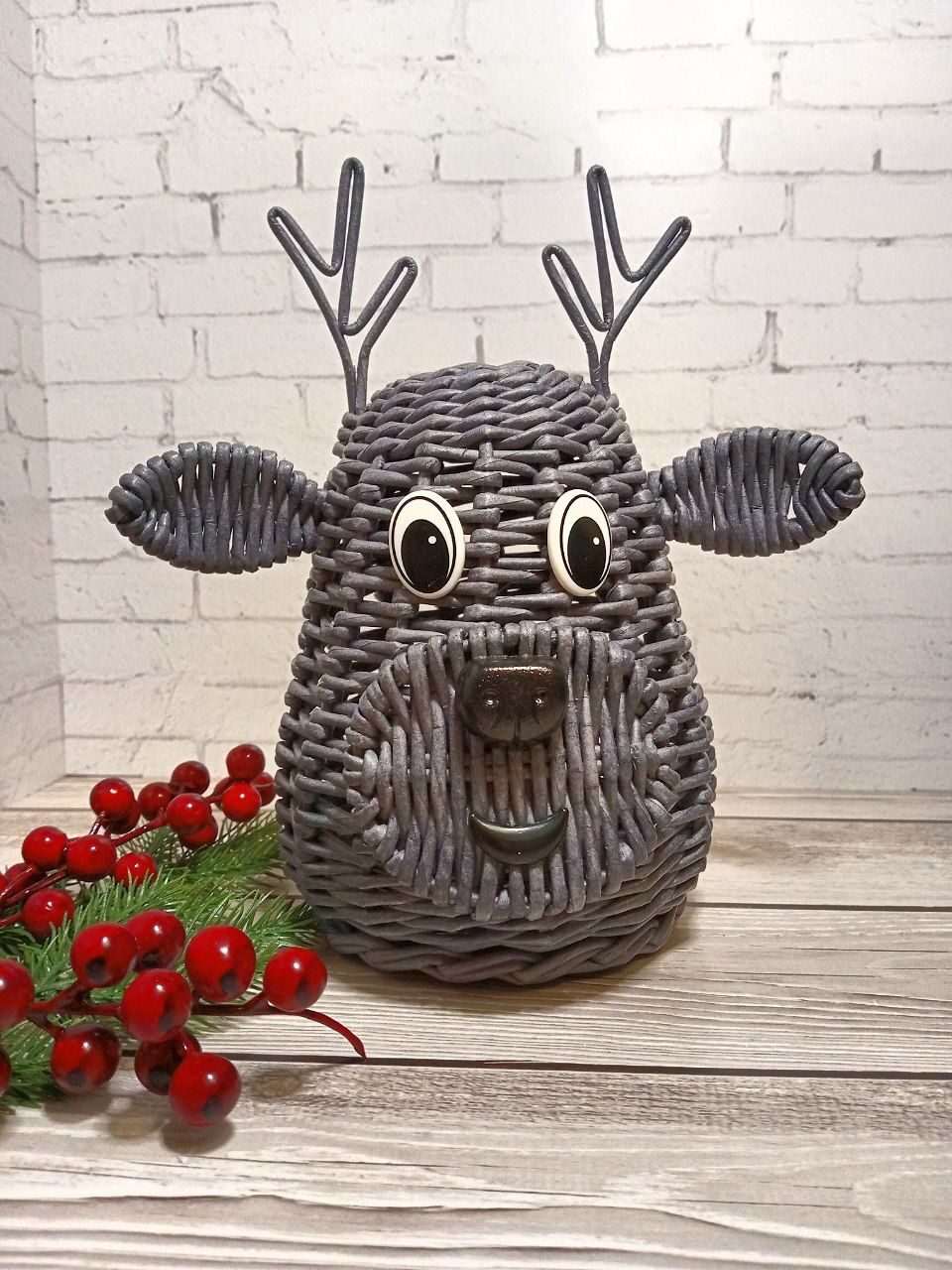 Ночник, фонарь-подсвечник «олень»