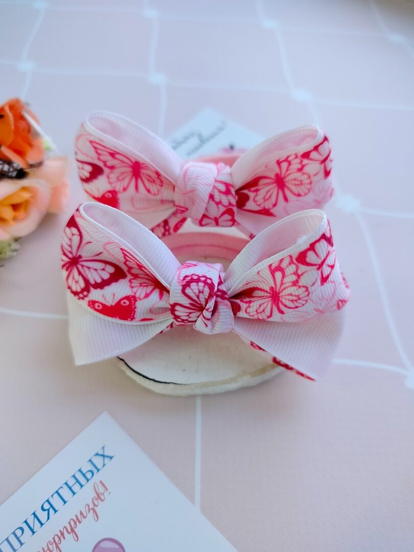 Милые детские бантики для волос