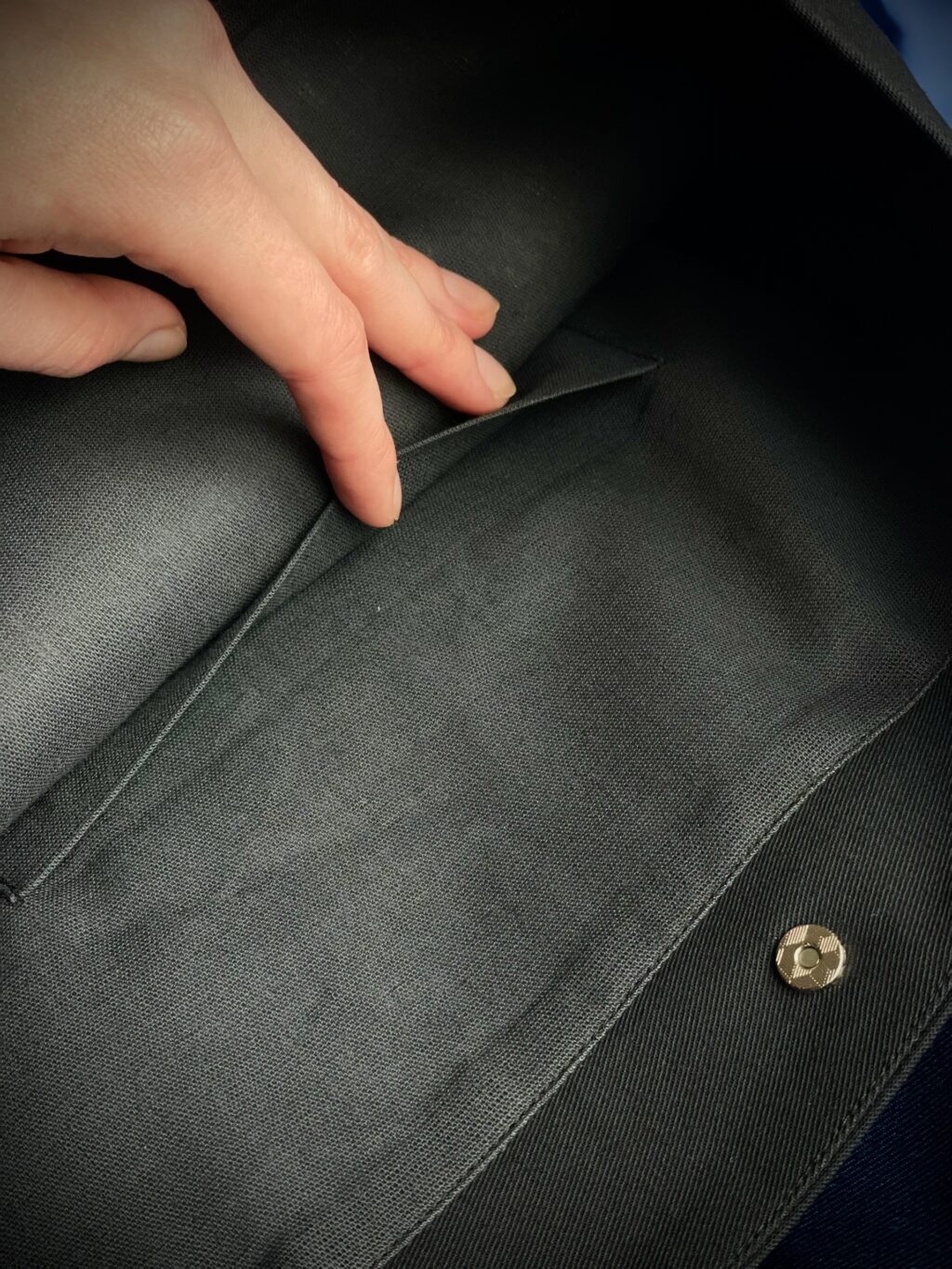 Шоппер с вышивкой бисером «Иди лесом»