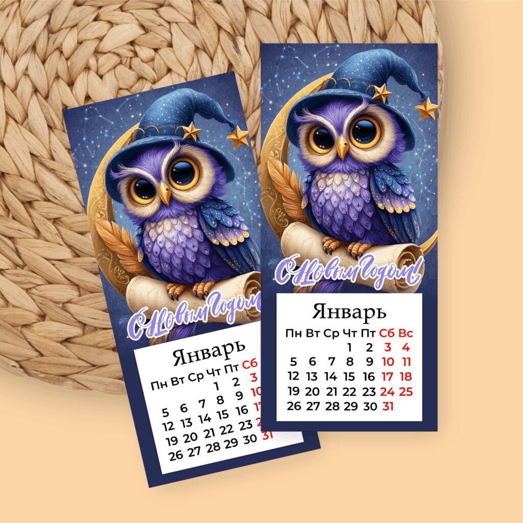 Календарь на магните в ассортименте