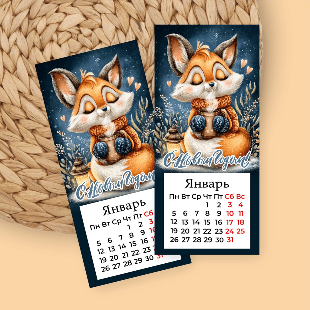 Календарь на магните в ассортименте