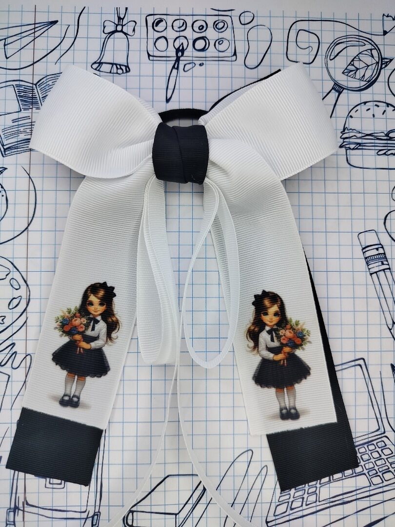 Бант-стример для волос.