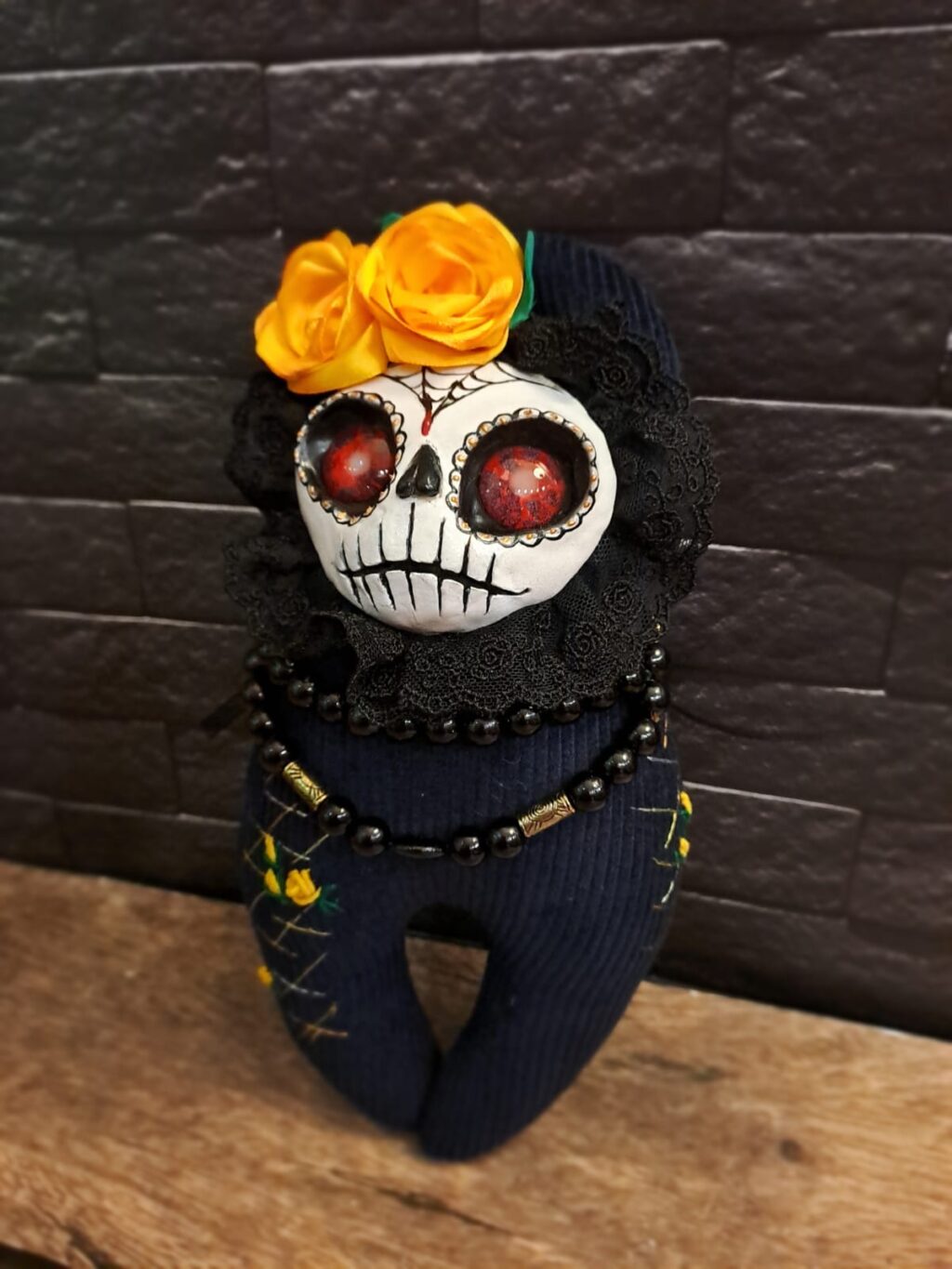 Интерьерная кукла Santa Muerte 25 cv