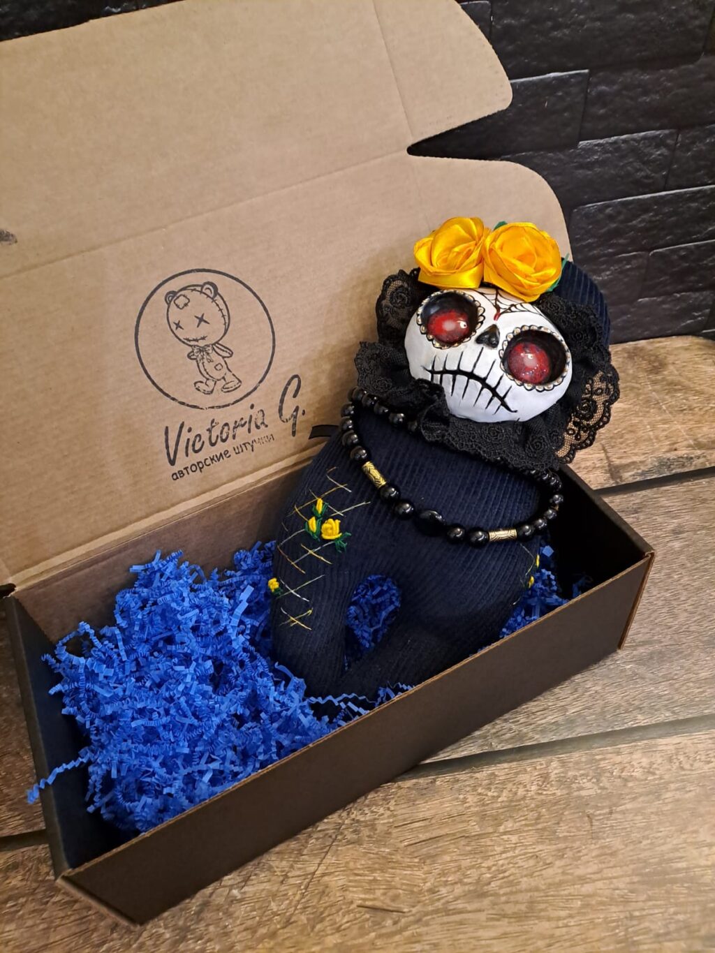 Интерьерная кукла Santa Muerte 25 cv