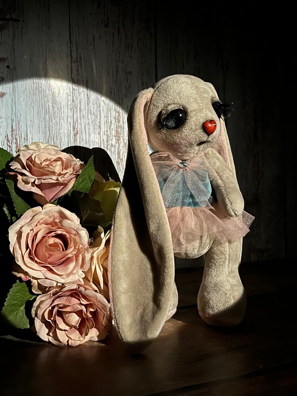 Зайка ручной работы, 21 см