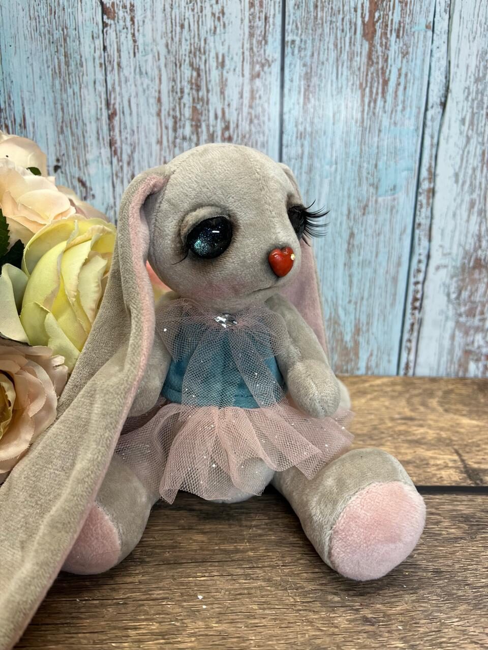 Зайка ручной работы, 21 см