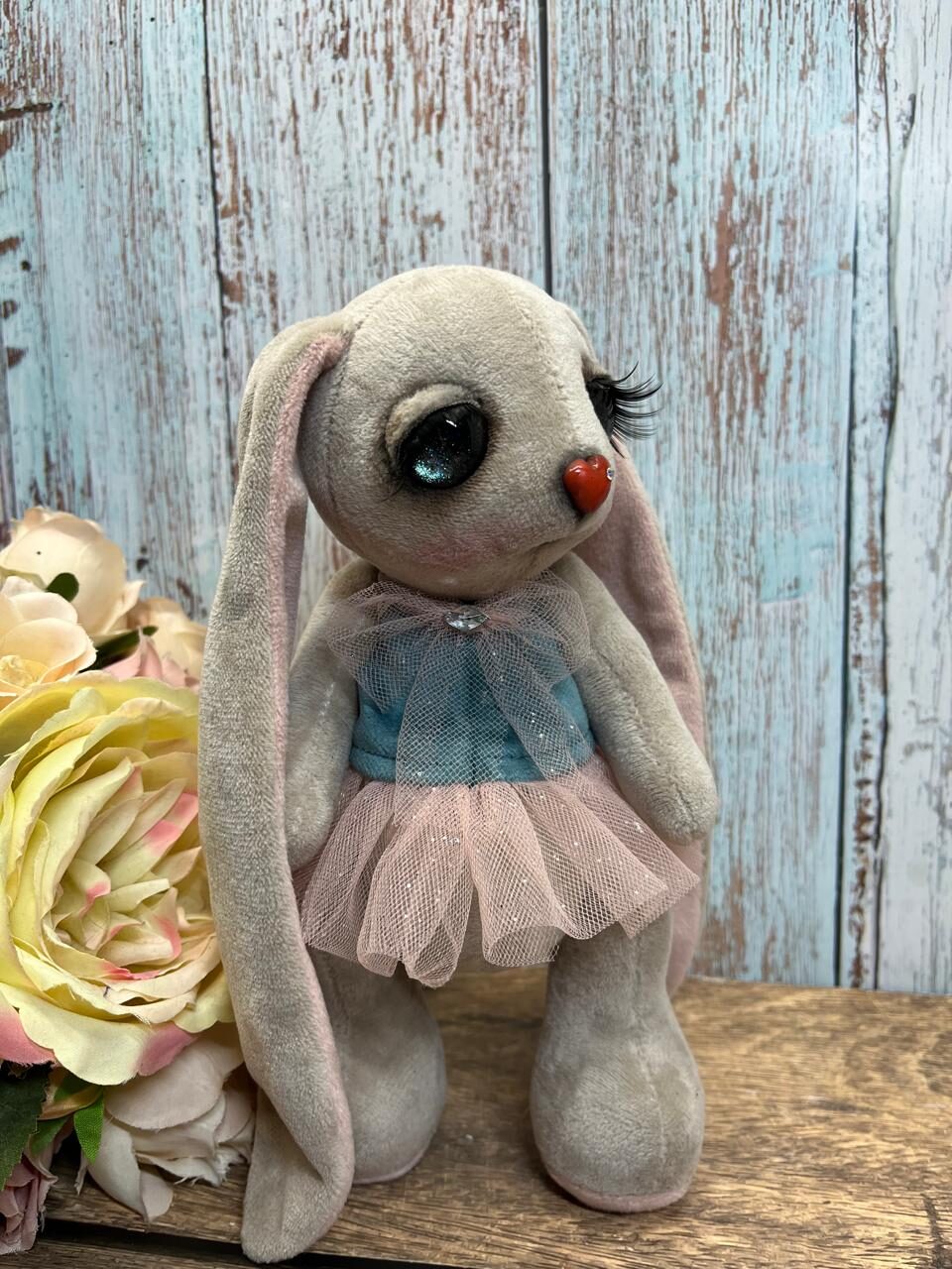 Зайка ручной работы, 21 см