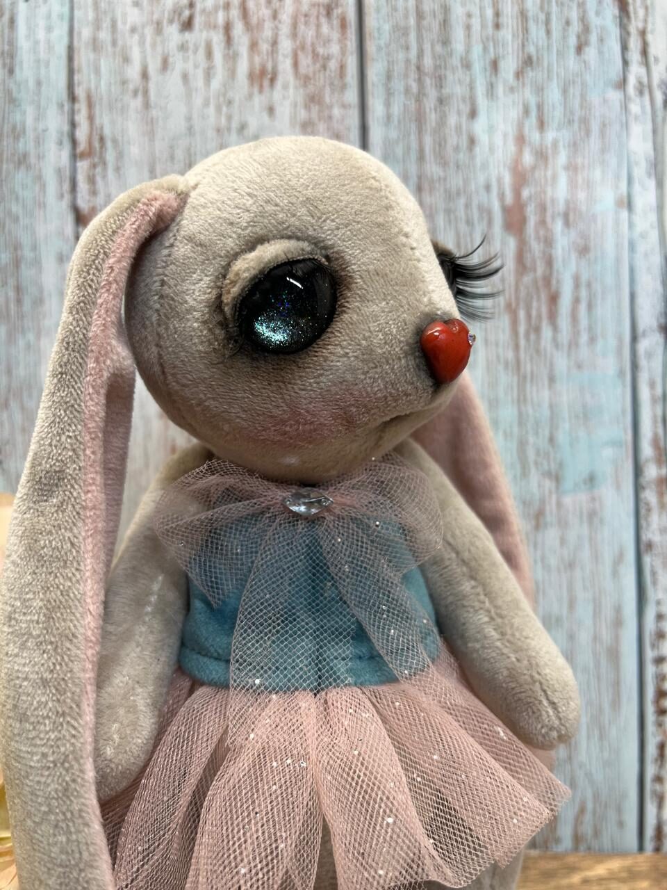 Зайка ручной работы, 21 см